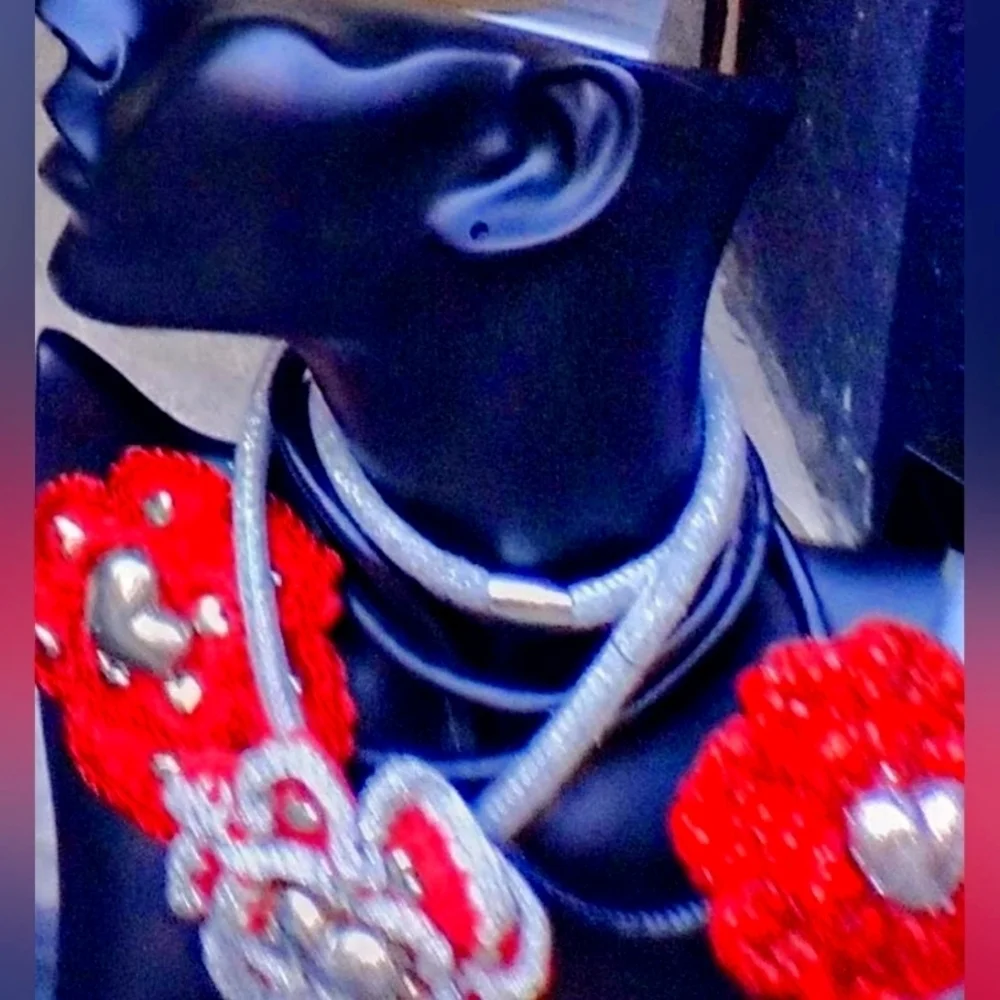 NWT Luxury Artisanal Handmade Convertible Choker